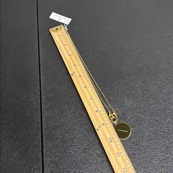 NWT Uncommon James Costa Necklace Gold Tone Pendant Necklace Cross Bow - Picture 8 of 10